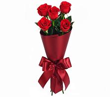 Букет 5 Красных роз Эдлесс Лав в Архиповке