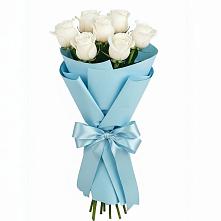 Букет 7 белых роз Проуд #REPLACE_PRED# Архиповке