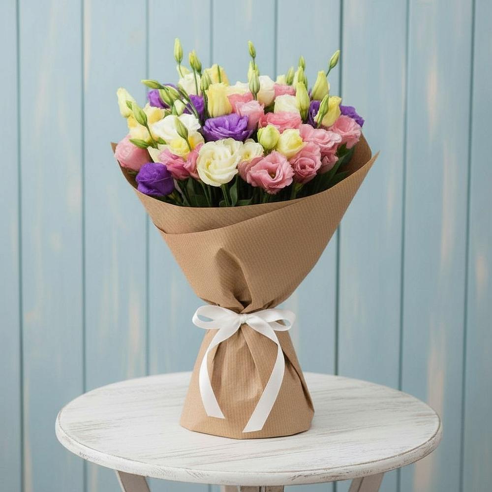 Букет цветов из: Лизиантусы в Архиповке