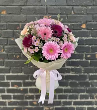 Букет цветов из:  Герберы и Хризантемы в Архиповке