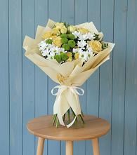 Букет цветов из:  Хризантемы и Розы в Архиповке