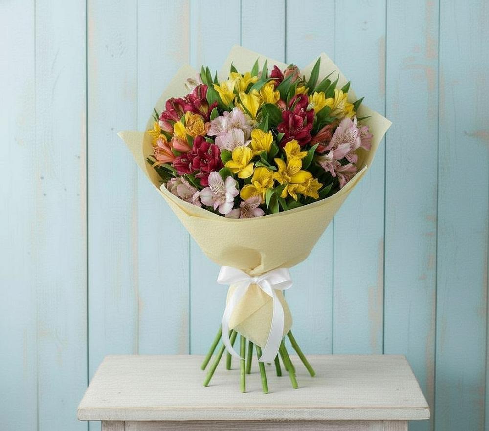 Букет цветов из: Альстромерии в Архиповке