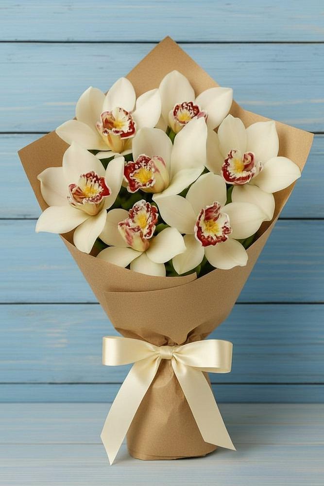 Букет цветов из: Орхидеи и Розы в Архиповке