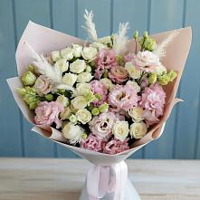 Букет цветов из:  Альстромерии и Розы в Архиповке